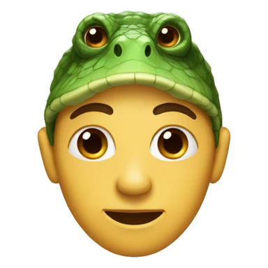 person associated with a reptile sticker