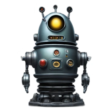 robby the robot from the film ‘Forbidden Planet’ sticker