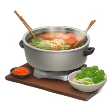 Chinese hot pot sticker