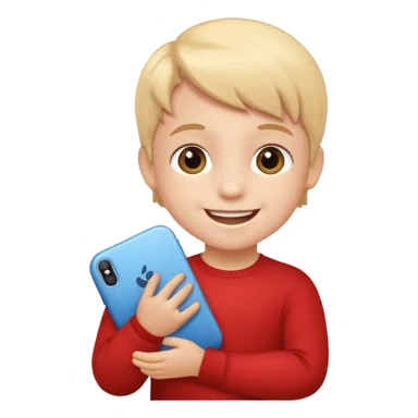 A Lil kid holding 6 7 sticker