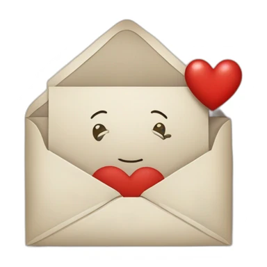 un coeur avec la lettre A sticker