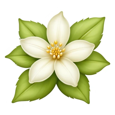 emoji vanille fleur sticker