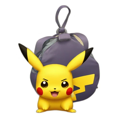 Pikachu using tale sticker