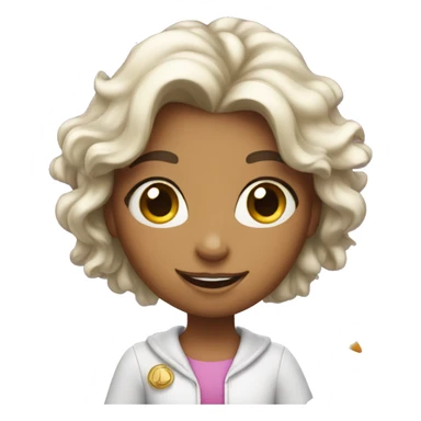 girl with a magic wand sticker