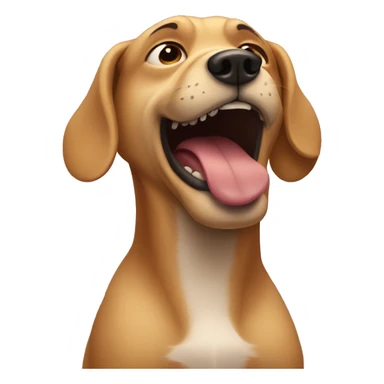 dog singing bad habit  sticker