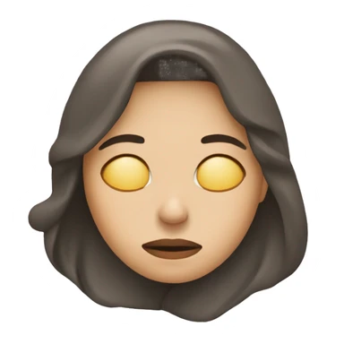mujer durmiendo  sticker