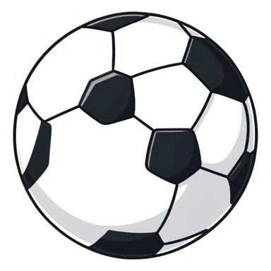 Soccer ball with Arsenal colors sticker