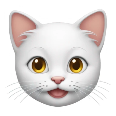 A kitty smirking  sticker