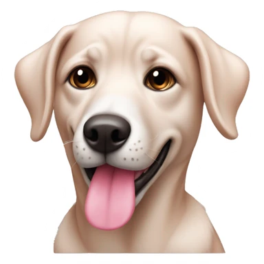 perro rosado sticker