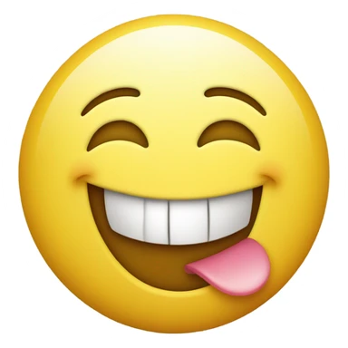 Smiley face with eye roll sticker