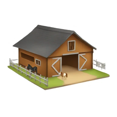 horse stable sticker