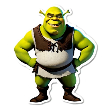 shrek sticker