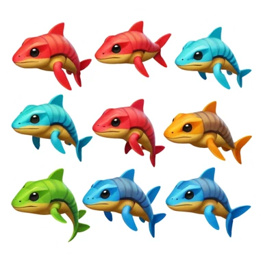a set of emotes for youtube memberships based on a gek from No man's sky video game sticker