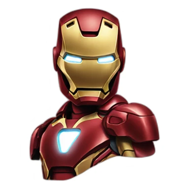 ironman that he does the snap sticker