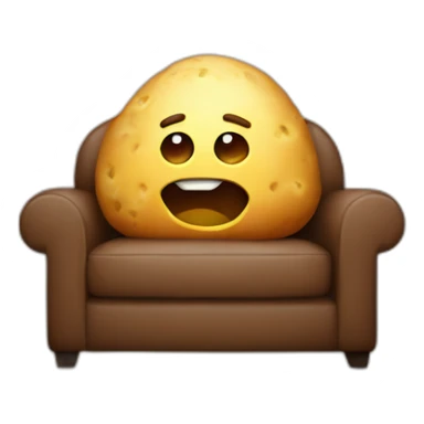 couch potato sticker