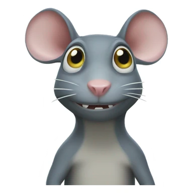 Rat in the cat in the frog in the shark  sticker