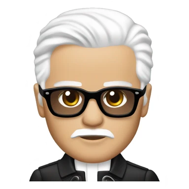 Karl Lagerfeld Emoji sticker