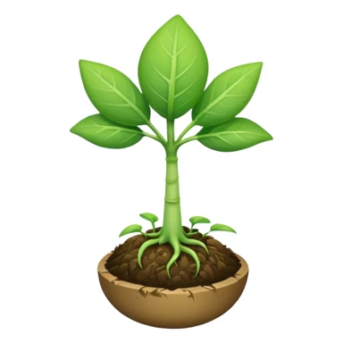 brote de planta  sticker