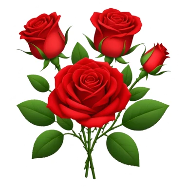 Bouquet of roses sticker