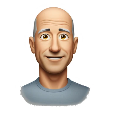 Jeff Bezos runs to the right sticker