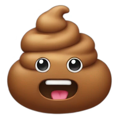 poo phone sticker