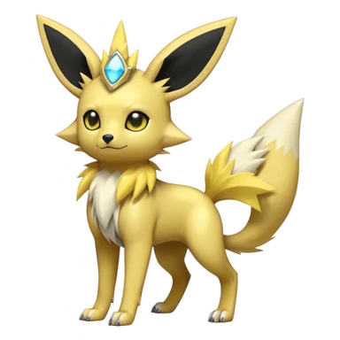 Shiny Cool Umbreon-Jolteon-Fakemon-hybrid -fusion- full body sticker