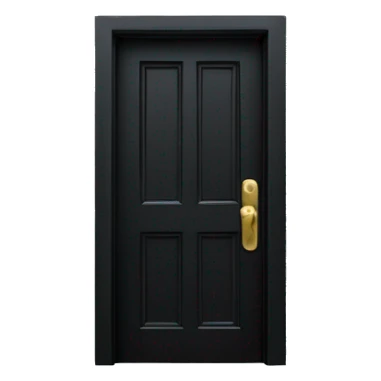 black door sticker