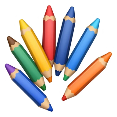 Crayons sticker