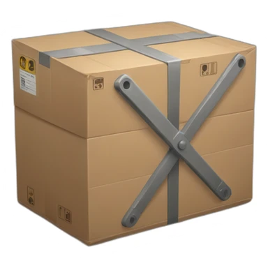 lifting heavy box sticker