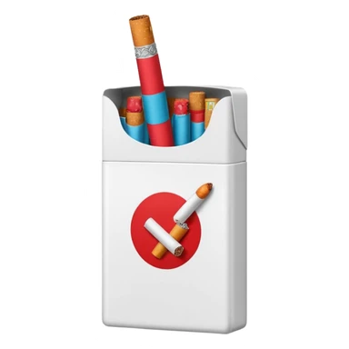 cigarette pack sticker