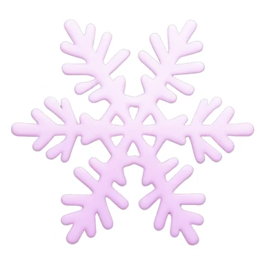 pastel pink snowflake  sticker