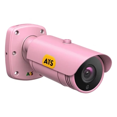 Security Camera pink Axis P1346-E sticker