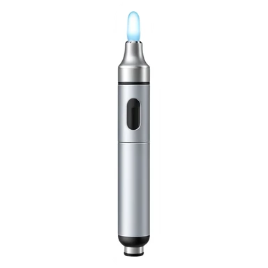 sleek vape pen emitting a small puff of vapor sticker