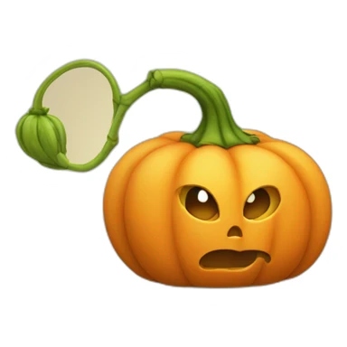 Citrouille effrayant sticker