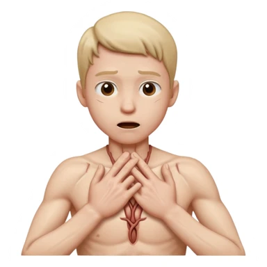 two hands making a choking gesture without a body sticker