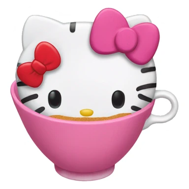 Tazza di hello kitty  sticker