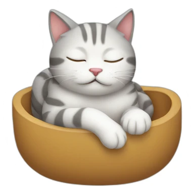 sleepy-cat sticker