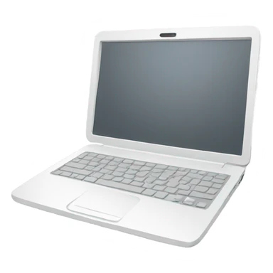 white laptop sticker