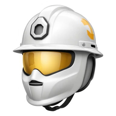 White Helmet sticker