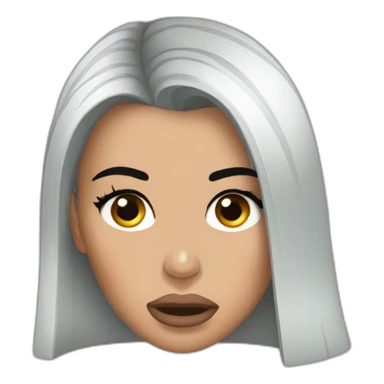 Kim kardashian crying face sticker