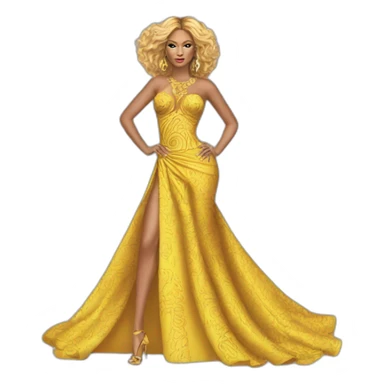 Beyoncé Versace dress sticker