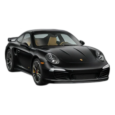 black porche gt sticker