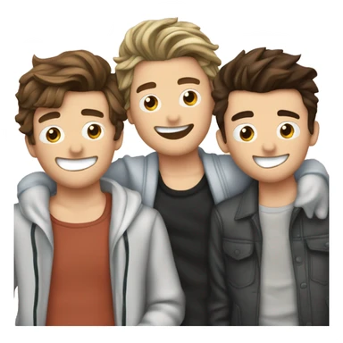 liam payne, harry styles, niall horan, louis tomlinson, zayn malik hugging sticker