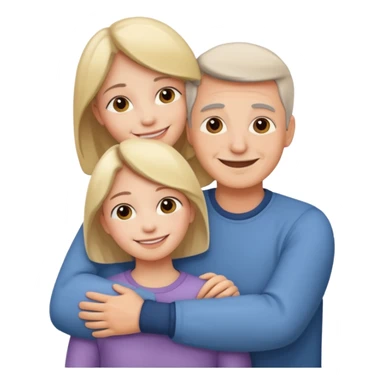 abrazar a mi papa mama sticker