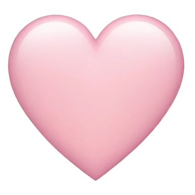Light pink heart sticker