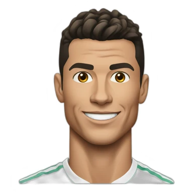 Cristiano Ronaldo realistic sticker