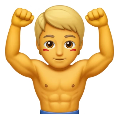 Costas musculosas sticker