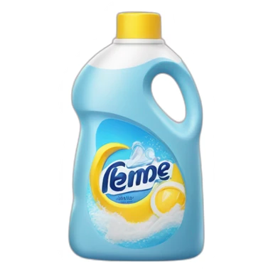 bottle of laundry detergent sticker