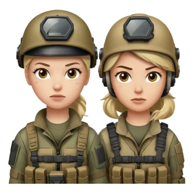 Make Claire and I into call of duty operators sticker