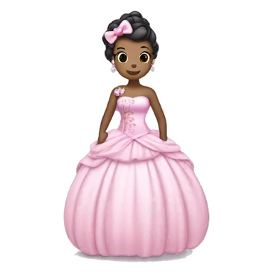 Hello kitty in a ball gown sticker